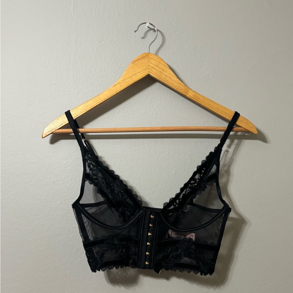 Victorias Secret Black Lace Bralette